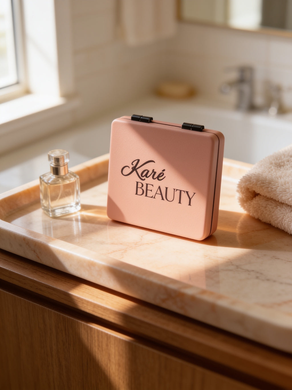 Karébeauty: BlushPink Compact Mirror💗